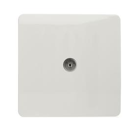 ART-TVSWH  TV Co-Axial 1 Gang Ice White